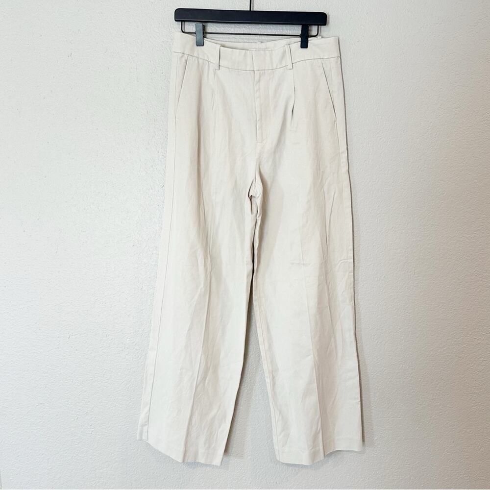 Madewell Pants Womens Slouchy Straight Drapey Twill Muted Stone Size‎ 4 - Picture 3 of 12